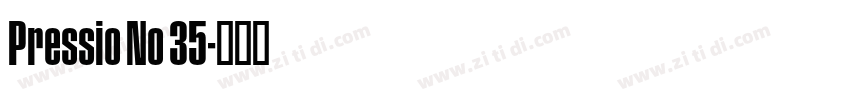 Pressio No 35字体转换